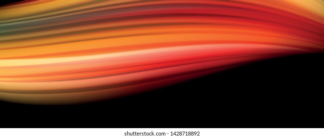 Flower Liquide Regenbogenfarben - modernes, farbenfrohes Flussförderer. Wellenflüssige Formen. Kunstdesign für Ihr Gestaltungsprojekt. Vektorgrafik-Vorlage