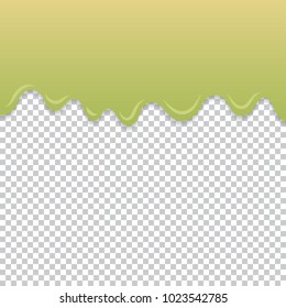 Flowing melon cream vector.