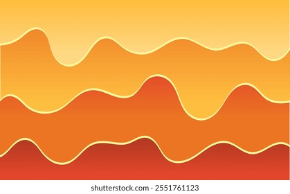 Caramelo derretido que fluye sobre fondo blanco. ilustración de la miel. esquina líquida ondulada colorida. elemento de diseño de baba derretida. patrón de goteo de miel abstracto. pintura amarilla goteante.