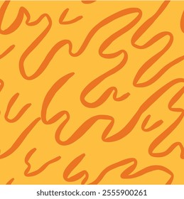 flowing melted caramel pattern. honey illustration. colorful wavy liquid background. melting slime design element. abstract honey dripping pattern. dripping yellow paint.
