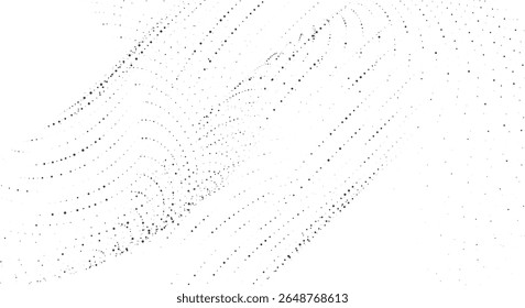 Fundo da linha de onda do ponto da malha fluindo para o banner do herói do site ou página de aterrissagem