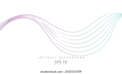 Flowing multicolored lines perfect for abstract backgrounds, website banners, and modern design elements for digital projects and branding materials.