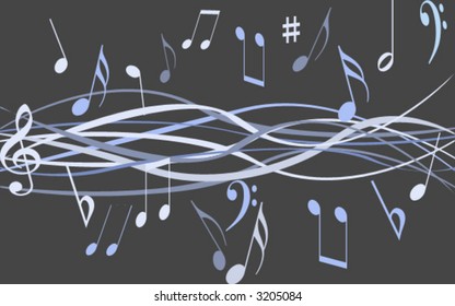 Flowing music