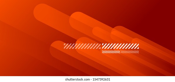 Flowing neon gradients geometric abstract background with straight lines and round tails. Fluid color pattern of color liquid gradient background for wallpaper, banner, background, card, landing page
