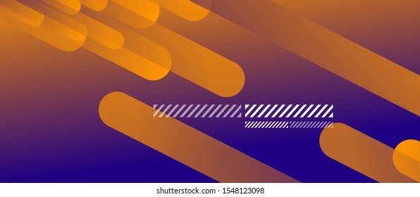 Flowing neon gradients geometric abstract background with straight lines and round tails. Fluid color pattern of color liquid gradient background for wallpaper, banner, background, card, landing page