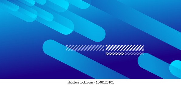 Flowing neon gradients geometric abstract background with straight lines and round tails. Fluid color pattern of color liquid gradient background for wallpaper, banner, background, card, landing page