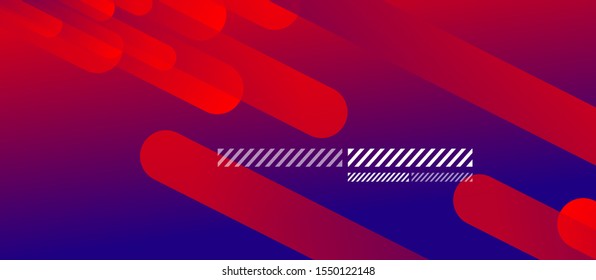 O neon fluente gradiente o fundo abstrato geométrico com linhas retas e caudas redondas. Padrão de cor fluida de fundo de gradiente líquido de cor para papel de parede, banner, fundo, cartão, página inicial