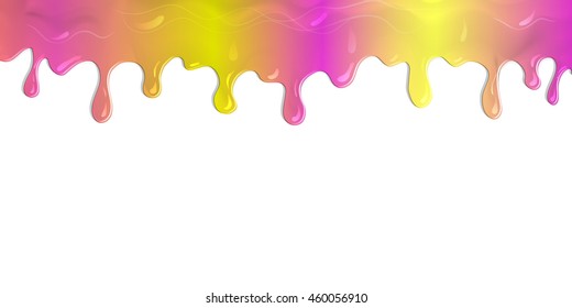 flowing paint background pink yellow