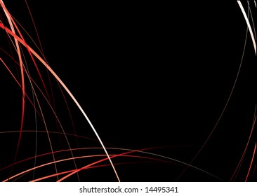 flowing red and black background image with copyspace