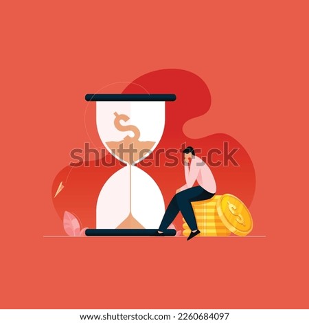 Flowing sand shaped of Dollar coin, Symbolizing Inflation sand Monetary Erosion, Currency Depreciation
