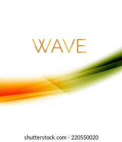 Flowing wave of blending colors, unusual blur abstract background
