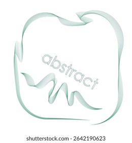 Flowing wave design. Abstract glowing wave lines. Dynamic wave pattern. Modern flowing wavy lines. Futuristic technology concept. 