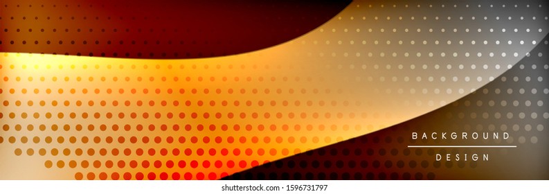 Flowing waves with 3d shadow effects and fluid gradients. Dynamic trendy abstract background. Vector Illustration For Wallpaper, Banner, Background, Card, Book, Illustration, landing, page, cover