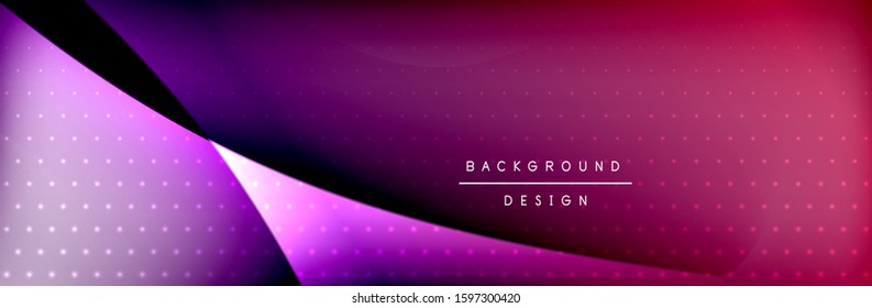 Flowing waves with 3d shadow effects and fluid gradients. Dynamic trendy abstract background. Vector Illustration For Wallpaper, Banner, Background, Card, Book, Illustration, landing, page, cover