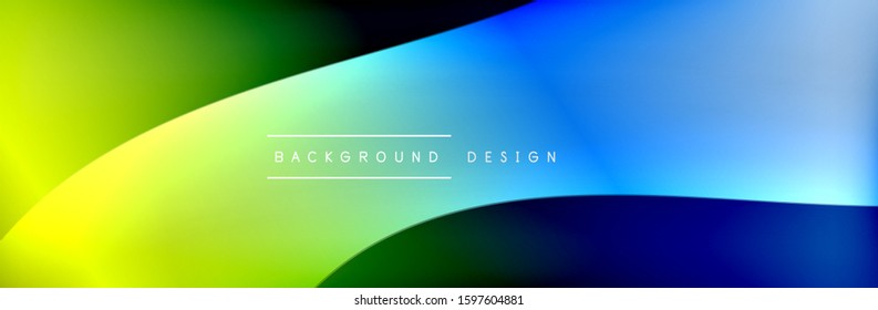 Flowing waves with 3d shadow effects and fluid gradients. Dynamic trendy abstract background. Vector Illustration For Wallpaper, Banner, Background, Card, Book, Illustration, landing, page, cover