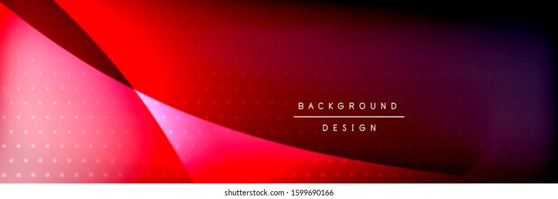 Flowing waves with 3d shadow effects and fluid gradients. Dynamic trendy abstract background. Vector Illustration For Wallpaper, Banner, Background, Card, Book, Illustration, landing, page, cover