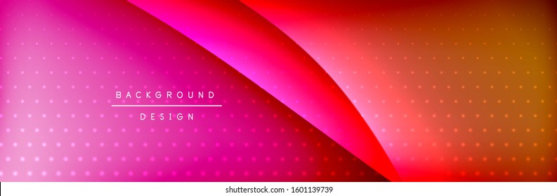 Flowing waves with 3d shadow effects and fluid gradients. Dynamic trendy abstract background. Vector Illustration For Wallpaper, Banner, Background, Card, Book, Illustration, landing, page, cover