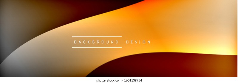 Flowing waves with 3d shadow effects and fluid gradients. Dynamic trendy abstract background. Vector Illustration For Wallpaper, Banner, Background, Card, Book, Illustration, landing, page, cover