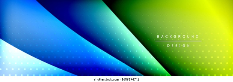 Ondas fluindo com efeitos de sombra 3d e gradientes de fluido. Plano de fundo abstrato na moda dinâmico. Ilustração vetorial para papel de parede, banner, fundo, cartão, livro, ilustração, página, capa