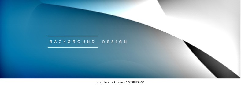 Flowing waves with 3d shadow effects and fluid gradients. Dynamic trendy abstract background. Vector Illustration For Wallpaper, Banner, Background, Card, Book, Illustration, landing, page, cover