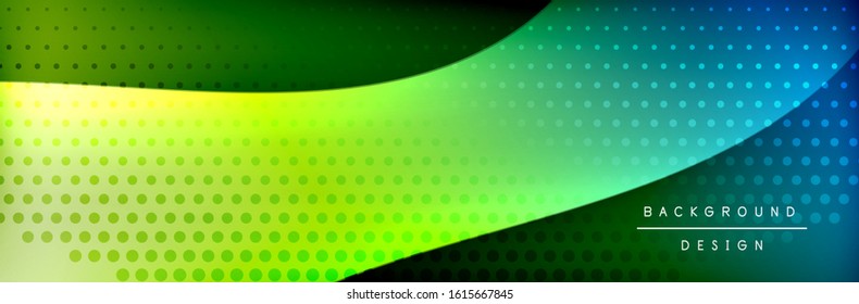 Flowing waves with 3d shadow effects and fluid gradients. Dynamic trendy abstract background. Vector Illustration For Wallpaper, Banner, Background, Card, Book, Illustration, landing, page, cover
