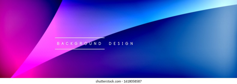 Flowing waves with 3d shadow effects and fluid gradients. Dynamic trendy abstract background. Vector Illustration For Wallpaper, Banner, Background, Card, Book, Illustration, landing, page, cover