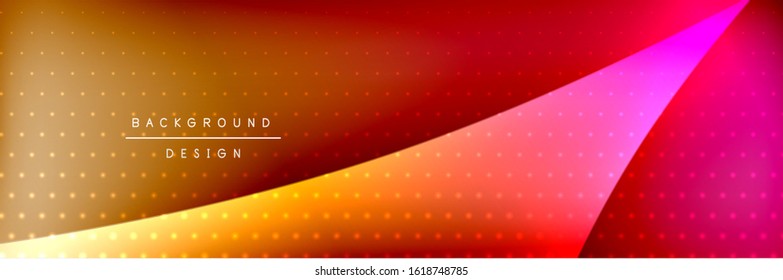 Flowing waves with 3d shadow effects and fluid gradients. Dynamic trendy abstract background. Vector Illustration For Wallpaper, Banner, Background, Card, Book, Illustration, landing, page, cover