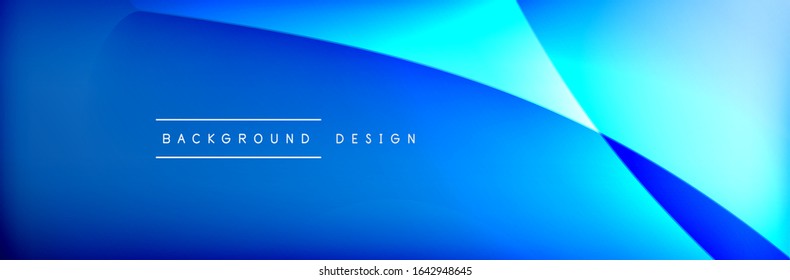 Flowing waves with 3d shadow effects and fluid gradients. Dynamic trendy abstract background. Vector Illustration For Wallpaper, Banner, Background, Card, Book, Illustration, landing, page, cover