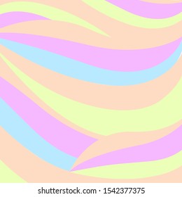 Flowing Waves of Color Background 