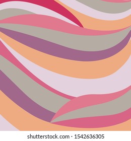 Flowing Waves of Color Background 