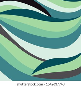 Flowing Waves of Color Background 