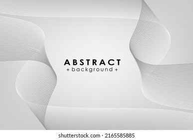 flowline curve and twisted line on gradient grey and white background can be use for advertisement poster food and beverage label website template technology package design vector eps.