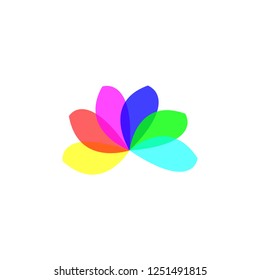 flowr logo vector design illustration