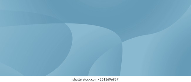 Flowy abstract patterns in soft blue gradient with dreamy movement. Perfect for corporate slideshows, minimalist flyers, or background art.