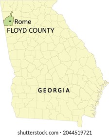 Rome Ga On Map Rome Georgia Stock Vectors, Images & Vector Art | Shutterstock