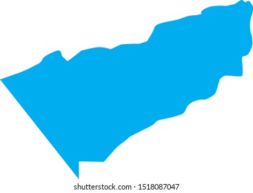 Floyd County Map In State Of Virginia