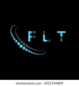 FLT letter logo abstract design. FLT unique design. FLT.
