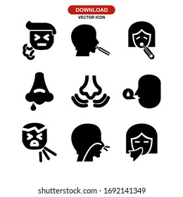 flu icon or logo isolated sign symbol vector illustration - Collection of high quality black style vector icons
