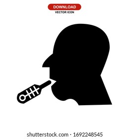 flu icon or logo isolated sign symbol vector illustration - high quality black style vector icons
