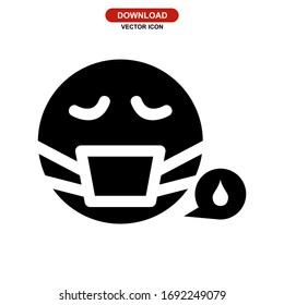 flu icon or logo isolated sign symbol vector illustration - high quality black style vector icons
