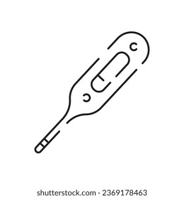 Flu line icon. Flu and coronavirus vector icon. Collection of linear simple web icons such as hygiene, disinfection, symptoms, treatment, virus, prevention and other
