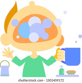 flu prevention tips, clean your throat