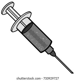 Flu Shot Illustration