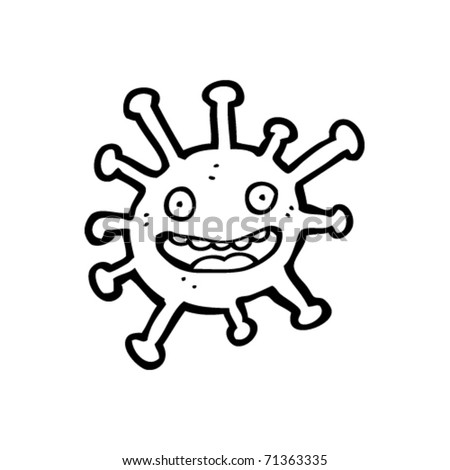 Flu Virus Cartoon Stock Vector (Royalty Free) 71363335 - Shutterstock