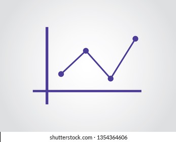 Fluctuate Graph Icon Line