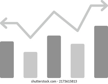 Fluctuar imagen vectorial de icono. También se puede usar para emprendedores. Adecuado para aplicaciones móviles, aplicaciones web y medios impresos.