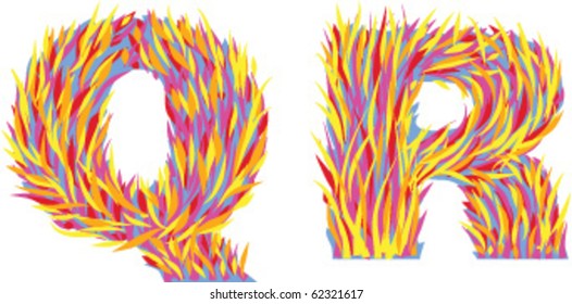 fluffy alphabet
