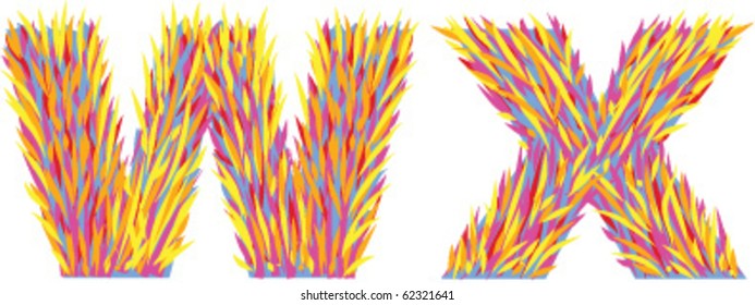 fluffy alphabet
