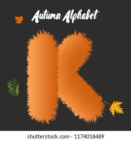 fluffy alphabet letters