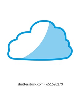fluffy cloud weather heaven sky cottony icon
